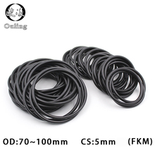 1PC Fluorine rubber Ring Black FKM Seal CS5mm OD70/75/80/85/90/95/100/115mm O Ring Seal Gasket Oil Ring Fuel Sealing Washer 2024 - buy cheap
