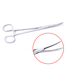 18cm New Fishing Stainless Steel Curved Tip Hemostat Locking Clamp Forceps Plier 2019 2024 - buy cheap