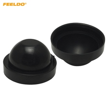 FEELDO 2 piezas faro de coche impermeable a prueba de polvo cubierta de goma 65mm-110mm Anti-polvo sellado cubierta de faro tapa #5600 2024 - compra barato