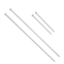 100pcs Stainless Steel Flat Head Pin Silver Tone 16m 20 25 30 35 40mm Nail Headpin for DIY Beading Craft Jewelry Making 21 Gauge 2024 - buy cheap