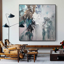 hand-painted oil painting Nordic light luxury painting living room porch decorative paintings large size mural handmade custom 2024 - buy cheap