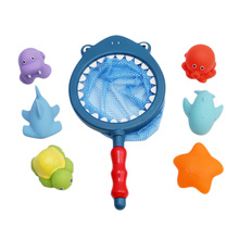 1 Sets Fishing Toys Network Bag Pick Up Duck & Bee & Fish Kids Toy Swimming Classes Summer Play Water Bath Toy 2024 - buy cheap