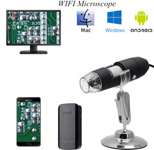 Wifi 1600x usb microscópio para inspeção de ciência educacional câmera cmos endoscópio handheld 2024 - compre barato