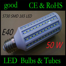 50W LED bulb E40 LED Light 5730 SMD 165 LED Corn Lamp High brightness AC110V/220V Maize Lamp Home Indoor Outdoor street lighting 2024 - buy cheap