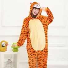 Tiger Adult Kigurumi Onesie Women Animal Costume Fancy Soft Anime Cosplay Onepiece Winter Jumpsuit 2024 - buy cheap
