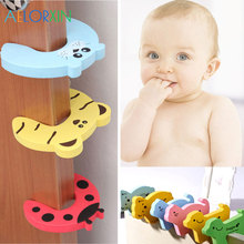 Cute Animal Baby Safety Card Door Protection Baby Newborn Care Lock Protection From Children Castle Child Lock Fridge Keychains 2024 - buy cheap