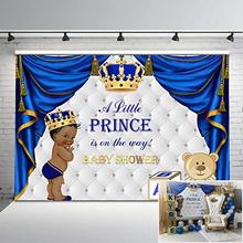 Mocsicka chá de fraldas fotografia pano de fundo azul real pequeno príncipe foto fundo ouro crescido bonito bebê urso sliver pano de fundo 2024 - compre barato