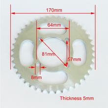 41 Teeth 64mm Rear Chain Sprocket Electric Tricycle 420 Chain Sprocket Electric Bicycle Scooter Accessories 2024 - buy cheap