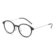 Hand-made Lightweight Titanium Unisex Eyeglasses Retro Round Glasses for Men Women Optical  Eyewear Frame with Transparent Lens 2024 - buy cheap