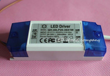 free shipping 1pcs 20W 30W 40W LED Driver 20-36x1W 350mA DC60-120V High Power LED Powr Supply For Floodlight 2024 - buy cheap