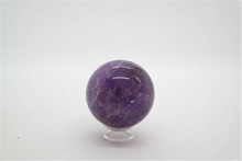 natural purple amethyst quartz crystal sphere healing amethyst gemstone crystal ball as gift 2024 - buy cheap