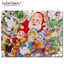 Sophie Beauty DIY Diamond Painting Cross Stitch Christmas Santa Claus Gifts Diamond Embroidery Needlework Home Decoration C622 2024 - buy cheap