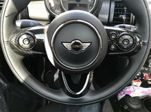 Yimaautotrims Steering Wheel Button Cover Trim For Mini Cooper F55 F56 F57 3 Door / 5 Door 2014 - 2019 / ABS Interior Mouldings 2024 - buy cheap