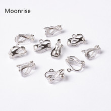 20 Pieces Clip-on Earring Converter Earring Findings For No Pierced Ears,Earring Making Accessories Gold and Silver plated HK188 2024 - buy cheap