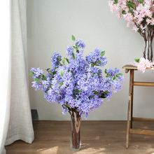 Xuanxiaoong 10 шт./компл., большие искусственные сиреневые цветы 100 см для свадьбы, центральный предмет, домашний декор, дорожные цветы, цитируемые шелковые цветы 2024 - купить недорого