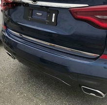 Для BMW X3 2018 2019 хромированный задний багажник стример хвост Ворот Дверь Литье отделка украшения полоса внешние аксессуары для автомобиля Стайлинг 2024 - купить недорого