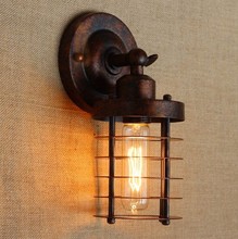 Estilo loft edison arandela do vintage conduziu a lâmpada de parede para casa antigo industrial luz parede ferro decoração iluminação interior luminária 2024 - compre barato