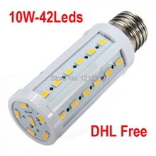 DHL 50pcs led bulb E27 10W warm white cold white 220V/230V/240V high quality led Light led lamp led corn light bulb 2024 - buy cheap