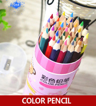 Lápiz de escritura colorido para niños, accesorio de papelería escolar, lápiz de madera de color para marcar, tomar notas, 36 piezas/botella 2024 - compra barato