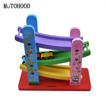 MOTOHOOD-Vehículos de juguete educativos para niños, juguete educativo de madera, modelo de coche, regalo 2024 - compra barato