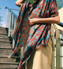 100% Cashmere scarf Women Luxury Autumn Winter Warm Scarves Shawl Hijab Poncho 200*110cm 2024 - buy cheap