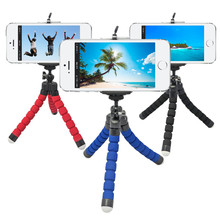 Mini Portable Flexible Tripod with Phone Holder Bracket Stand Kit for iPhone 7 plus 8 6 6s X XS max XR 5 5s SE Mobile Camera 2024 - buy cheap