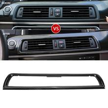 New Carbon Fiber Style Console Air-Conditioning Vent Outlet Cover Trim for BMW 5 Series F1 2013 2014 2015 2016 Car Accessories 2024 - buy cheap