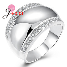925 Sterling Silver Rings For Women Man Invisible Setting CZ AAAA Crystal Wedding Engagement Ring Jewelry 2024 - buy cheap