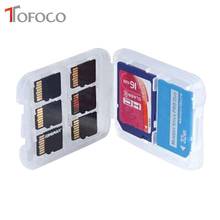 2017 Newest Arrival TOFOCO High Quality 8 in 1 Plastic Micro for SD SDHC TF Memory Card Storage Case Box Protector Holder Case 2024 - buy cheap
