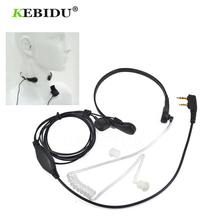 Kebidu-auriculares de seguridad con vibración para walkie-talkie, auriculares con micrófono para BaoFeng UV-5R, UV-B5, UV-B6, BF-888S, TG-UV2 2024 - compra barato