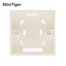 Minitiger-caja de montaje externo, 86mm x 86mm x 34mm para Interruptor táctil estándar de 86mm y enchufe, aplicable para cualquier posición de superficie de pared 2024 - compra barato