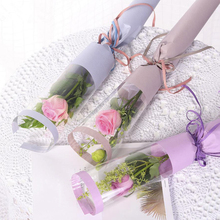Bolsas de papel para envolver ramo de flores, cajas de bolsas de papel de plástico para regalos, rosa, 20 piezas, 58x30cm 2024 - compra barato