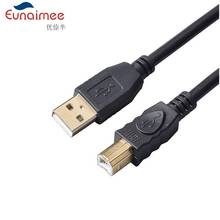 Eunaimee 2m 3m 5m USB 2.0 High Speed Cable Long Printer Lead A to B Black Shielded 2024 - buy cheap