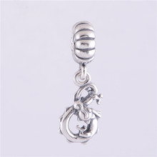 Animal Dragon Beads 925 Sterling Silver Screw Core Spacer Charm Beads Fit Original Pandora Charms Bracelet jewelry LW202 2024 - buy cheap