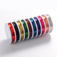 10Rolls Mixed Color 0.4mm Copper Jewelry Wire For Jewelry Making, Lead Free & Cadmium Free & Nickel Free, 10m/roll 2024 - buy cheap