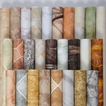 Beibehang-pegatinas de renovación de mármol, papel tapiz autoadhesivo de pvc de imitación de mármol, impermeable, espesamiento 2024 - compra barato