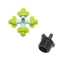 Cross Misting Sprinkler Garden Greenhouse Atomization Colling Sprinklers Agriculture tools Fogger Mist Sprayer 5 Pcs 2024 - buy cheap