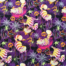 Beautiful Purple Worm in Dream Cotton Fabric Spider Cat Print Halloween Fabric Patchwork Sewing Material Diy Girl Dress Clothing 2024 - buy cheap