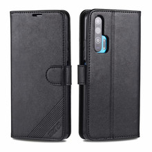 AZNS-Funda de cuero pu de lujo para móvil, carcasa con tapa magnética para Huawei Honor 20 Pro V20 V10 Note 10 Honor 10 9 8x 8c 8a 7x 7c 6x 2024 - compra barato