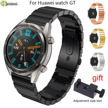 Correa de reloj de acero inoxidable para Huawei Watch GT/gt2, pulsera de liberación rápida de 22mm, 42mm, 46mm, honor magic, herramienta 2024 - compra barato