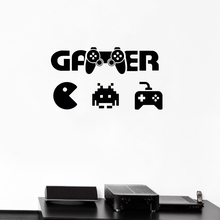 Boys Room Wall Decal Gamer Art Decor Controller Video Game Wall Decals Kids Bedroom Vinyl Wall Art Stickers Gaming Poster 2024 - buy cheap