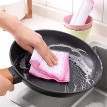 1pc Household Kitchen Towels Super Absorbent Thicker Microfiber Wipe Table Kitchen Towel Cleaning Dish Washing Cloth 2024 - buy cheap