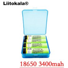 2019 NEW 4pcs Liitokala 100% Originally 18650 Battery  NCR18650 34B Battery Rechargeable Li-ion 3400 mAh 3.7V Battery 2024 - buy cheap