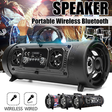 Big Power Outdoor Speakers Wireless Bluetooth Speaker Super Bass Stereo Portable Radio Outdoor Sound Music Player USB Cable Sets 2024 - buy cheap