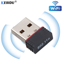 Kebidu-adaptador inalámbrico USB para ordenador, dispositivo de red Lan de 150Mbps, 2,4 Ghz, 802.11n/b/g, 150M, Ethernet, para PC, portátil, RTL8188 2024 - compra barato