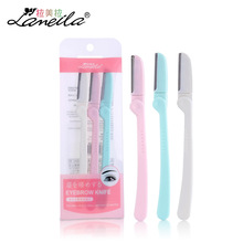 3pcs/pack Lameila eyebrow trimmer tools beauty cosmetic hair remover tools women portable folding eyebrow razor LM045 2024 - buy cheap