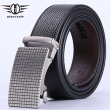 Plyesxale Grass Green Brown Belt For Men 2019 Automatic Buckle Men's Belts Luxury Genuine Leather High Quality Ceinture G132 2024 - buy cheap