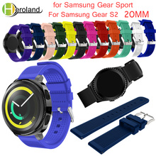 watch band 2018 Sport Soft Silicone strap Replacement Wristband Wrist Strap For Samsung Gear Sport 20mm for Samsung Gear S2 band 2024 - buy cheap