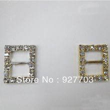 (CM667 11mm)50pcs silver or gold rhinestone buckle for wedding invitation card 2024 - buy cheap