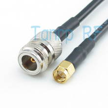 Freeshipping!  6FEET  RF Pigtail coaxial  jumper 2M RG58 cable N female jack to SMA male plug 200CM Wholesale 2024 - buy cheap